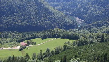 Le belvédère de la Cendrée