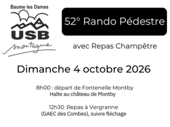 52e randonnée pédestre de l’USB Montagne