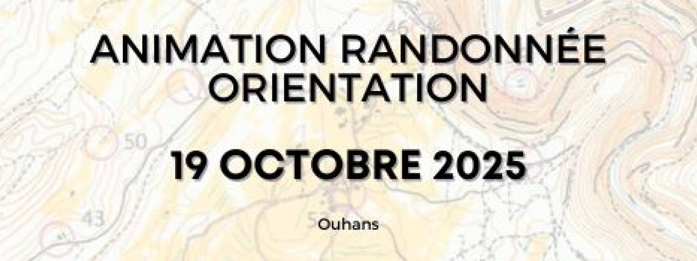 Animation Randonnée orientation
