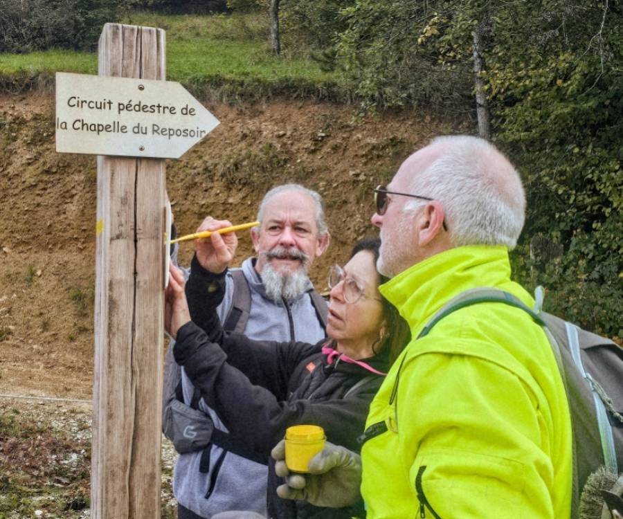 Formation balisage pour l’Association Nature et Rando du Pays Clervalois