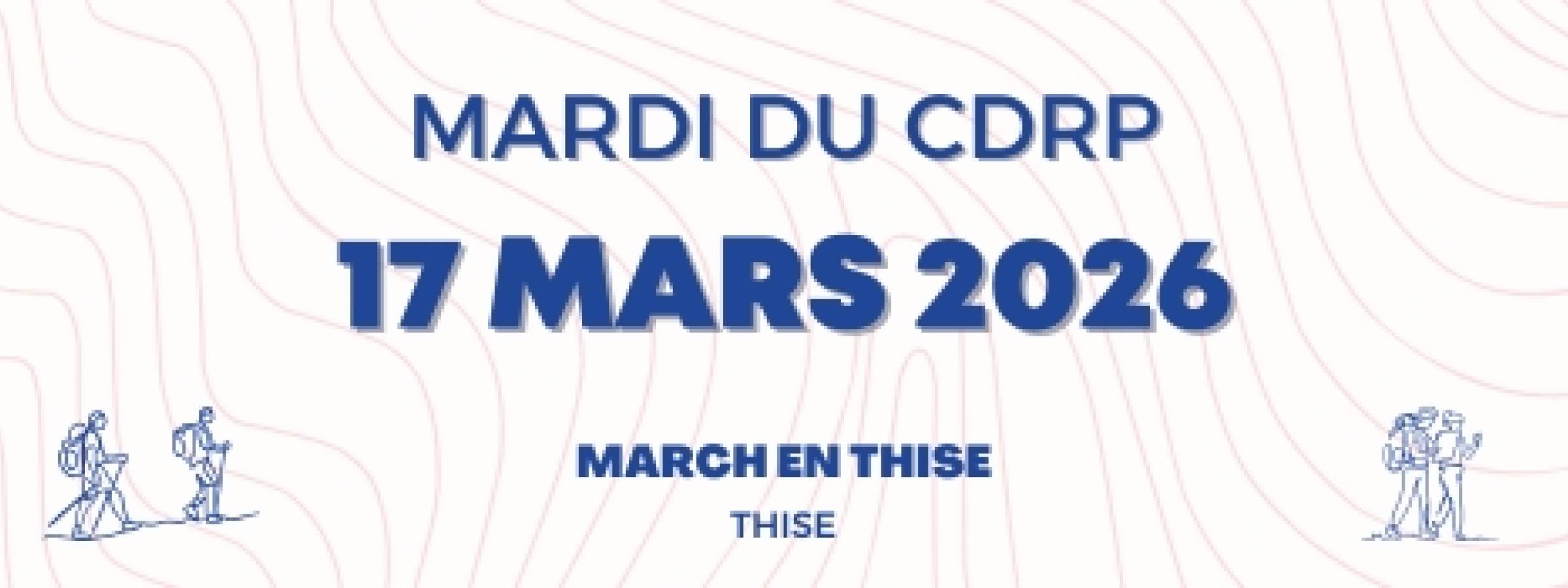 Mardi du CDRP – 17 MARS