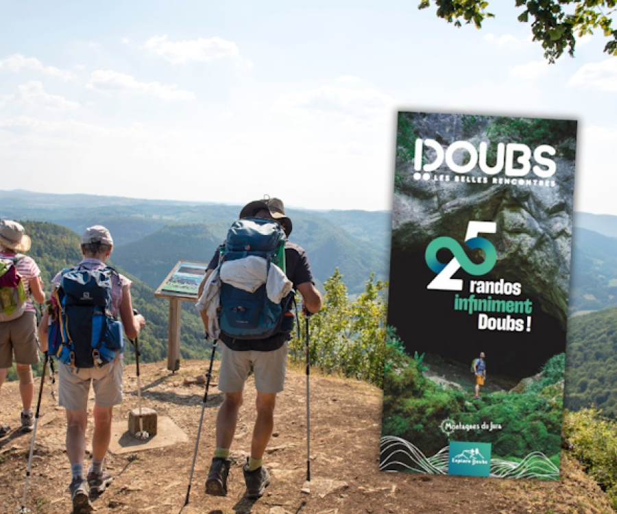 Le Doubs à pied : une carte pour explorer le territoire