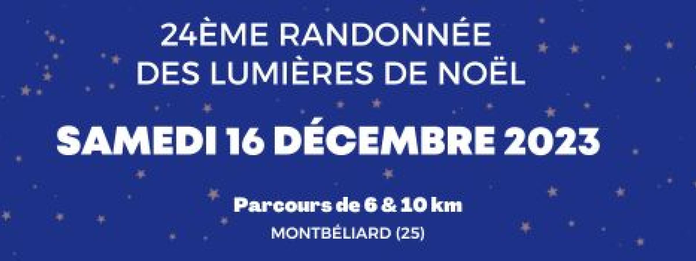 Randonnée des Lumières de Noël 